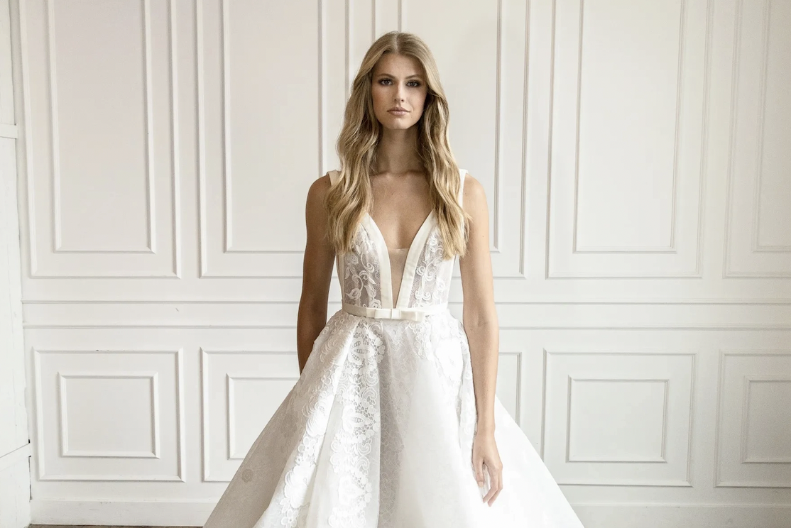 Classic Elegance Meets Unique Details: Fall 2023 Bridal Gowns. Mobile Image